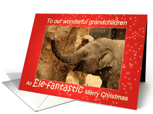 Little Elephant Stars Shower - Merry Christmas to our... (1109022)