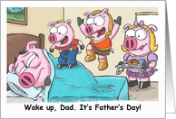 Piggy Nation - Happy Father’s Day! card