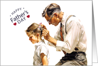 From Your Daughter A Father’s Love Hair Bow Happy Fathers Day card