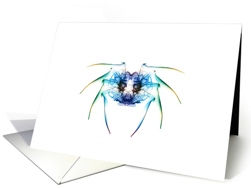 Smoke Spider Blank Note card (1107482)