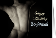 Sexy Man Back for Boyfriend Birthday card