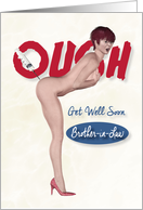 Ough Pin Up to Get Well Brother-in-Law card