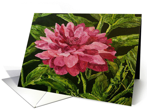 All Occasion Blank Note Card - Red Flower card (1115864)