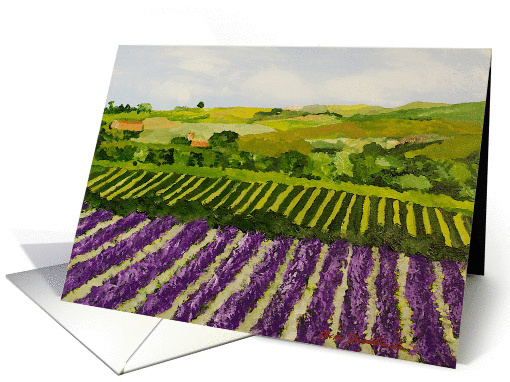 All Occasion Blank Note Card - Vineyards card (1116564)
