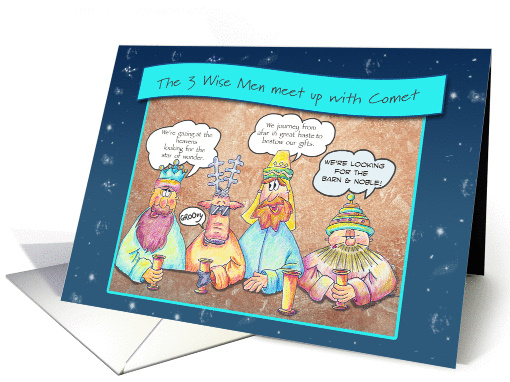 3 Wise Men with Comet card (1256026)
