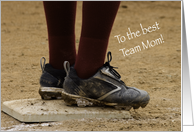 Team Mom Thank You Baseball Card