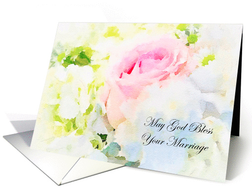 God's Blessing on Marriage card (1405002)