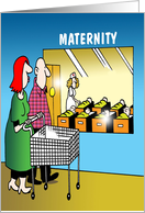 Maternity ward card
