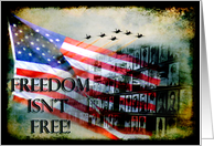 Freedom Isn’t Free card