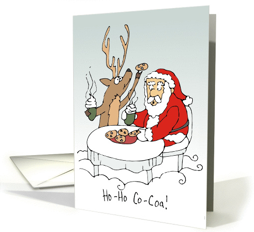 Ho-Ho, Cocoa! Christmas Greeting card (1152488)