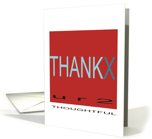 THANKX card (1152788)