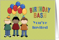 Boys Birthday Party Invitation card
