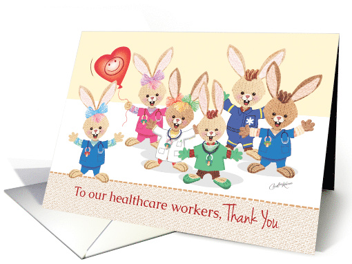 Thank You, Healthcare workers, Covid-19, Cute Bunnies in... (1608232)