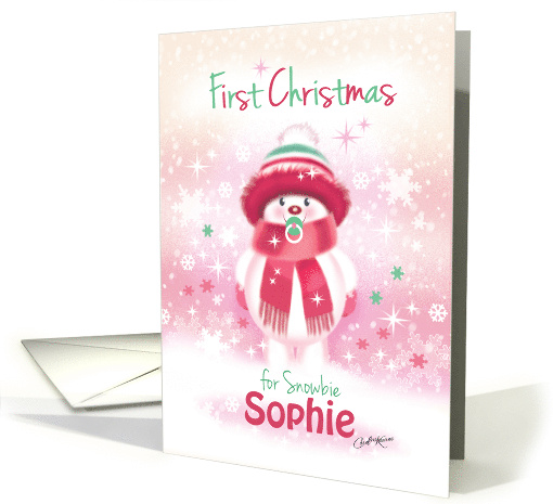First Xmas for Snowbie Sophie card (1662656)