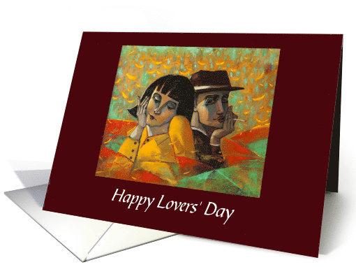 Happy Lovers' Day With Man and Woman Brazilian Holiday card (1290576)