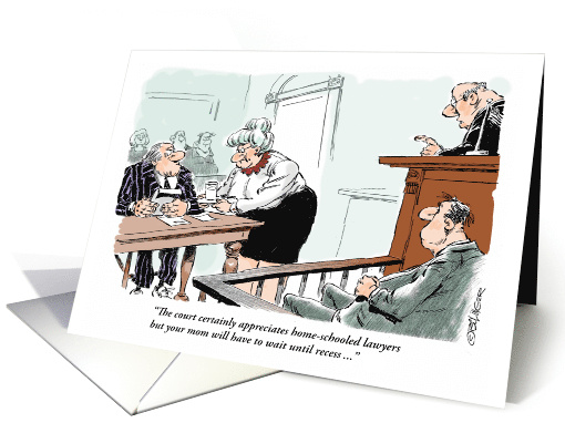 Humorous lawyer retirement congratulations card (1189326)
