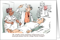 Congrats cartoon to newly-graduated doctor card
