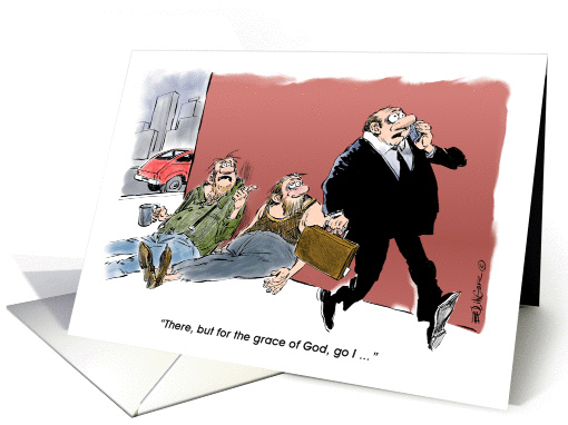 Amusing congrats on father's retirement cartoon card (1286944)