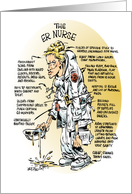Humorous congrats on becoming Emergency Medicine Chief Resident cartoon card