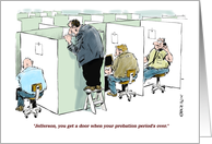 Funny all occasion blank business-related cartoon card
