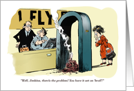 Amusing pilot’s retirement congrats cartoon card