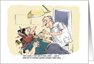 Funny Dentist Appreciation Day (March 6th) cartoon card
