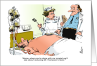 Funny May 6th National Nurses Day cartoon card