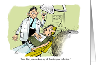 Funny encouragement for new business entrepreneur cartoon card