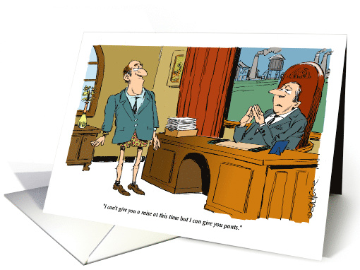 Amusing Congratulations for a Promotion and Dressing for Success card