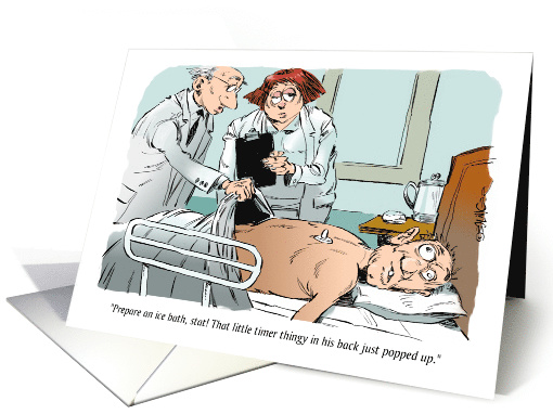 A COVID-19 Get Well and Feel Better from a Business Cartoon card
