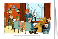 Amusing Blank All Purpose Hunting and Business Meeting Cartoon card