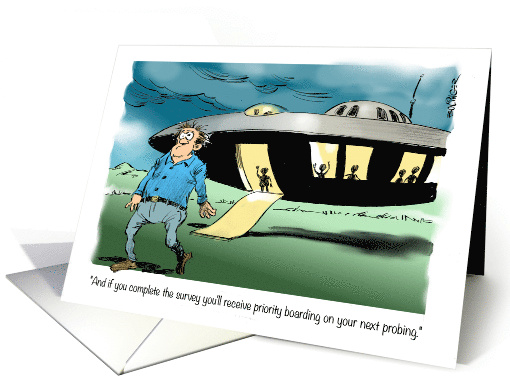 An Out of this world Welcome Home Greeting Cartoon card (1660318)