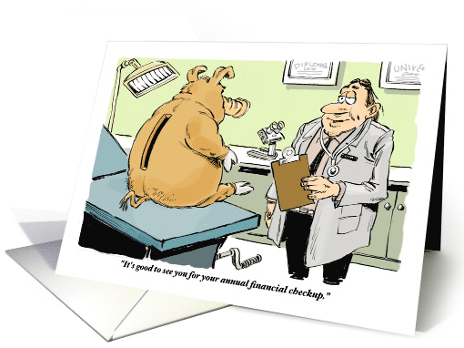 Humorous Thank You To Your Money Manager for the Meeting card