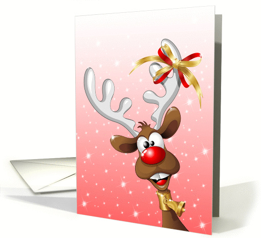 Funny Christmas Reindeer Cartoon card (1177014)