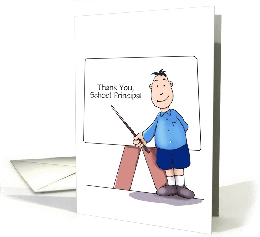 School Principal Thank You Card From Student card (1201580)