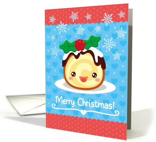 Merry Christmas  cute cartoon Christmas cake card (1459118)