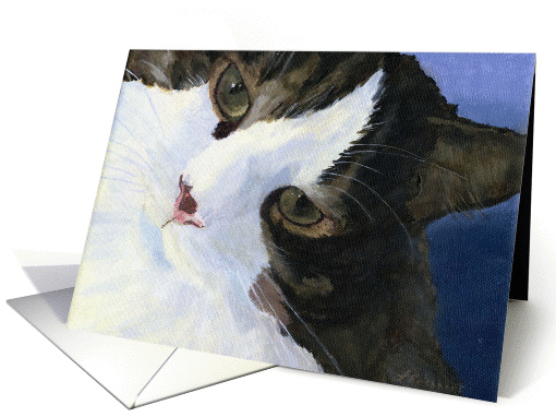 Pretty Calico Cat Note card (1215920)