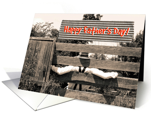 Father's Day - Stripes - Farmer - Country - Browns -... (1379452)