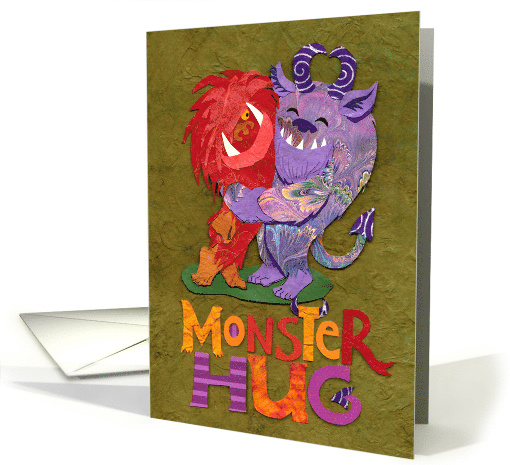 Monster Hug for Kid Birthday card (1389578)