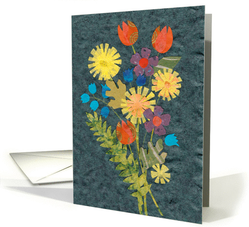 Thank You Bouquet of Flowers card (1389592)