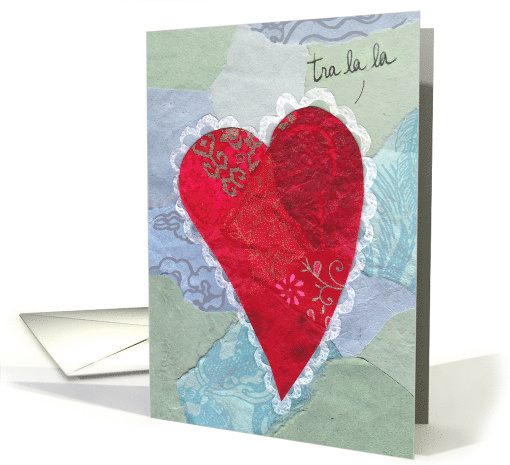 Teacher Makes My Heart Sing, Paper Valentine card (1462230)