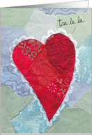 Mentor Makes my Heart Sing, Paper Valentine card