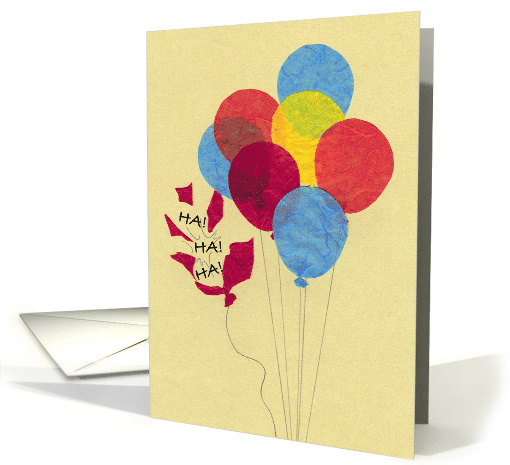 Balloon Pop for Dad's Birthday card (1464494)