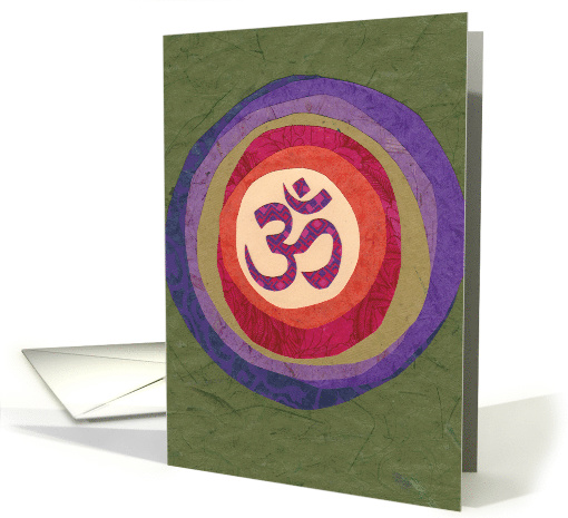 Om for Peace in the New Year card (1469464)