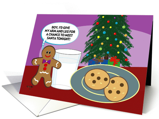 Gingy - Christmas Eve cookies, funny card (1270116)