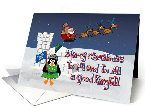 Good Knight - Christmas Eve around the world card (1270118)