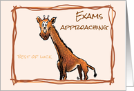 Good Luck, Exams Approaching card