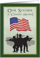 Welcome Home a Soldier by Announcing Their Return from Active Duty card