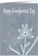 Spiral Flower with Reflections for Grandparents Day card