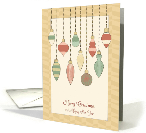 Retro Decoration Bulbs with Gold Strings for Holiday Season card